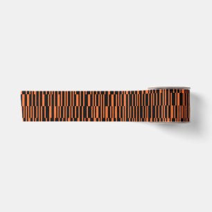 Oranje, coole, trendy, moderne geometrische grafis lint