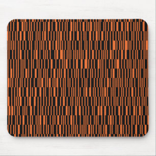 Oranje, coole, trendy, moderne geometrische grafis muismat