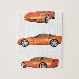 Oranje Corvette: Legpuzzel