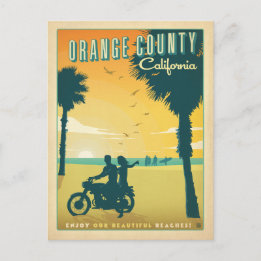 Oranje County, CA Briefkaart