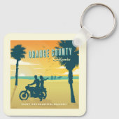 Oranje County, Californische stranden Sleutelhanger (Achterkant)