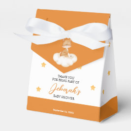 Oranje Cute Fox Baby shower Favor Box Bedankdoosjes