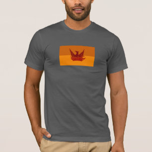 Oranje dag San Francisco Fog & Gold Flag T-shirt
