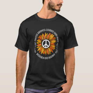 Oranje Dag tegen Pesten Zonnebloem P T-shirt