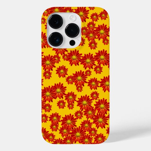 Oranje Daisies Case-Mate iPhone Case (Achterkant)