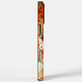 Oranje Daisy Skull Case-Mate iPhone Case (Achterkant / Rechts)