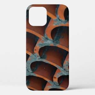Oranje dak iPhone 12 hoesje