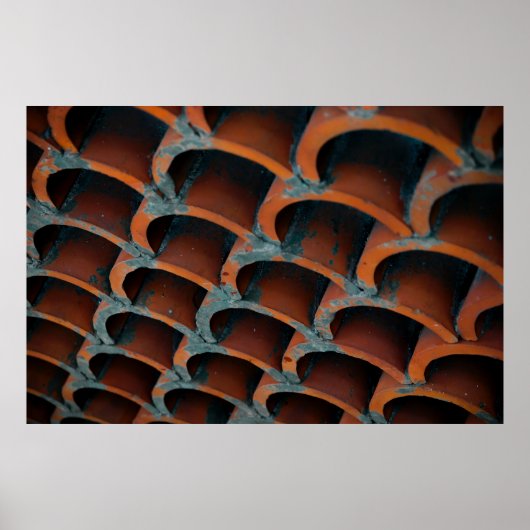 Oranje dak poster (Voorkant)