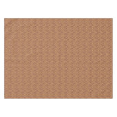 Oranje Damask Cat Tafelkleed (Voorkant (Horizontaal))