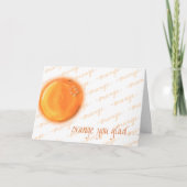 Oranje dat je blij bent? kaart (Voorkant)