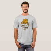 Oranje dat je blij bent? t-shirt (Voorkant volledig)
