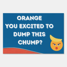 Oranje dat u veel plezier hebt om deze Trump-code