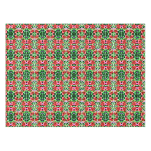 Oranje Daylilies Abstract Flower Art Pattern Tafelkleed (Voorkant (Horizontaal))