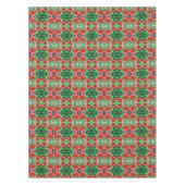 Oranje Daylilies Abstract Flower Art Pattern Tafelkleed (Voorkant)