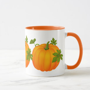 Oranje de koffiemok van de Pompoen van de Herfst Mok