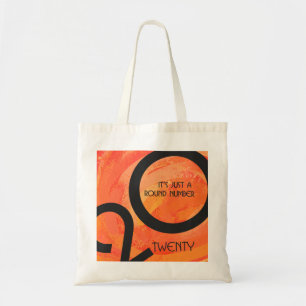 Oranje decennium tote bag