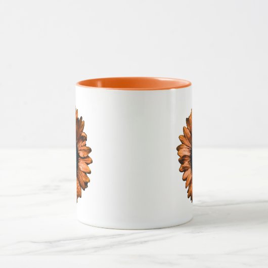 Oranje dekenbloem mok (Midden)