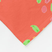 Oranje Designer Fleece Deken (Hoek)
