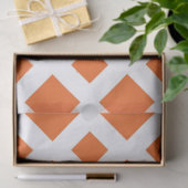 Oranje diamanten op wit papier (Geschenk)