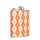Oranje diamantpatroon heupfles (Rechts)