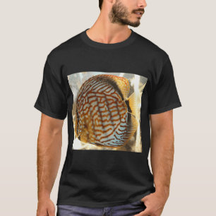 Oranje Discusvis Print T-shirt
