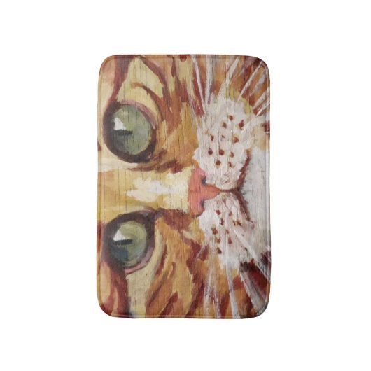 Oranje dodemper badmat (Voorkant Verticaal)