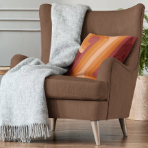 Oranje donker maroon rood retro kunstpatroon