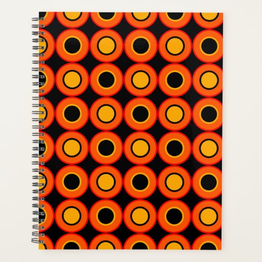 Oranje donuts met vulling planner (Voorkant)