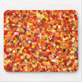 Oranje Dot Mousepad Muismat