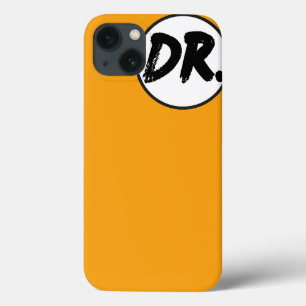 Oranje DR. Logo telefoonhoesje iPhone 13 Hoesje