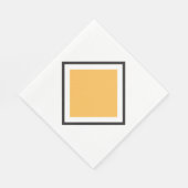 Oranje driehoekspapier servetten (Hoek)