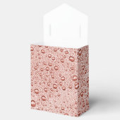 Oranje druppeltjes bedankdoosjes (Geopend)