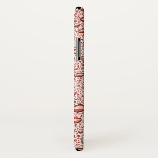 Oranje druppeltjes Case-Mate iPhone case (Achterkant / rechts)