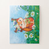 oranje eekhoorn legpuzzel (Verticaal)