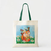 oranje eekhoorn tote bag (Voorkant)