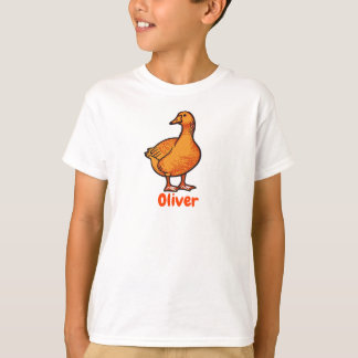 Oranje Eend Kids T-Shirt – Mooie en Speelse Dieren