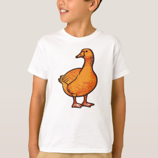 Oranje Eend Kids T-Shirt – Schattig en Speels Dier