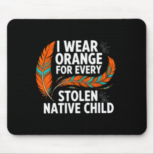 Oranje Eenheidsdag Ieder Kind Inheemse Amerikaanse Muismat