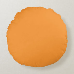 oranje effen effenkleurige kussen