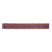 Oranje en blauw abstract lint (Voorkant)