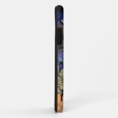 Oranje en blauwe bloemen Case-Mate iPhone case (Achterkant/rechts)