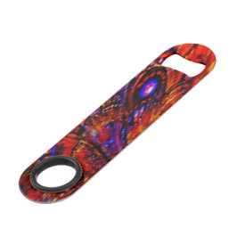 Oranje en blauwe flesopening speed flessenopener