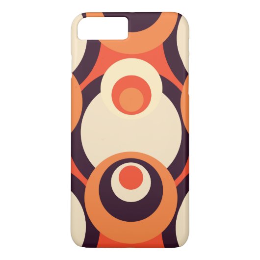 Oranje en bruine roofvijvers Abstract Case-Mate iPhone Case (Achterkant)