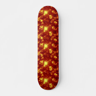 Oranje en geel skateboard
