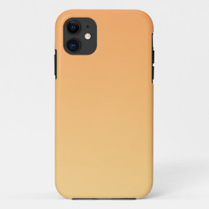 Oranje en gele gradiëntachtergrond iPhone 11 hoesje