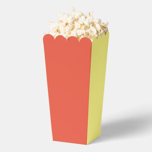 Oranje en gele popcorn bedankdoosjes (Popped)