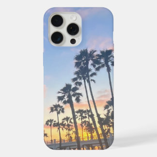 Oranje en Gele Zonsondergang Oceanside Californië iPhone 15 Pro Max Hoesje