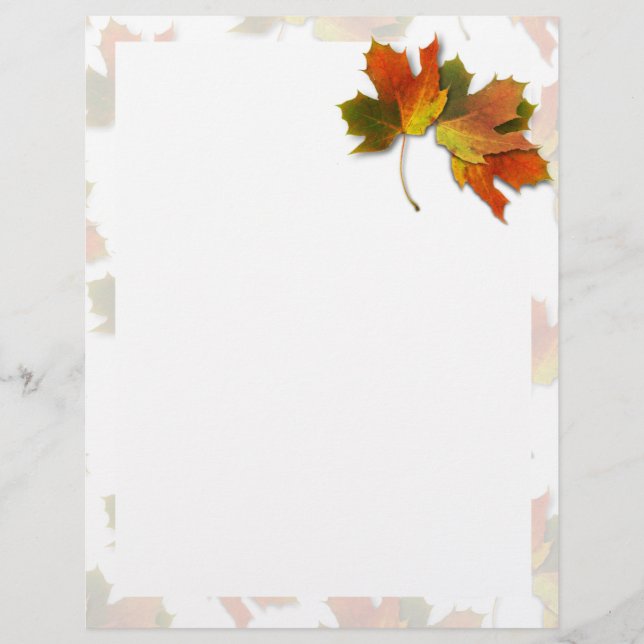 Oranje en gouden herfst (Voorkant)