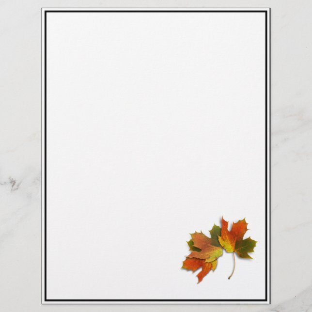 Oranje en gouden herfst (Voorkant)