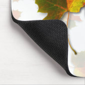 Oranje en gouden herfst muismat (Hoek)